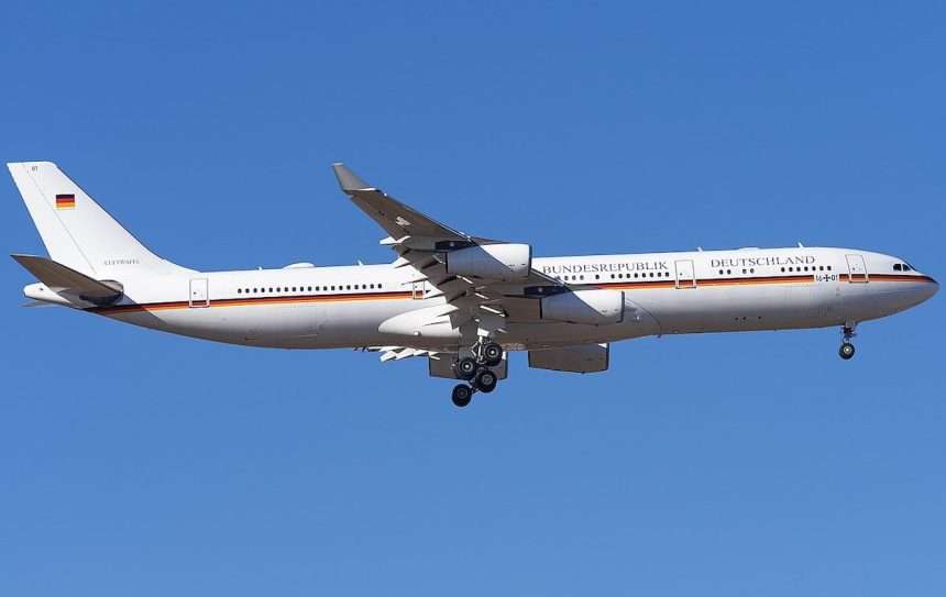 German Government A340 Diverts Twice To Abu Dhabi Due To