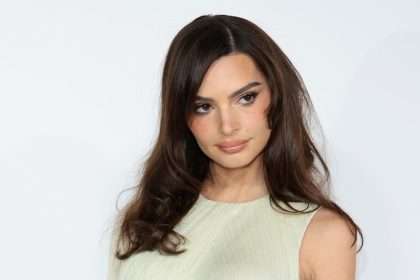 Emily Ratajkowski's Little Black Dress Features Gorgeous Rose Details And