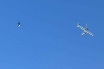 Unusual Plane Seen Flying Over Bay Area As Apec Descends