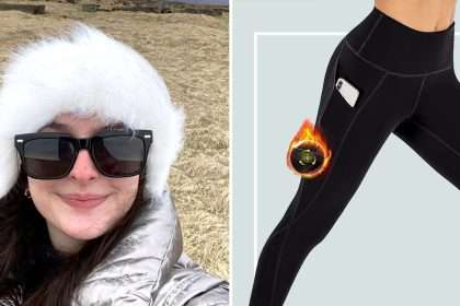 I Comfortably Hiked An Icy Glacier Wearing $25 Fleece Leggings.