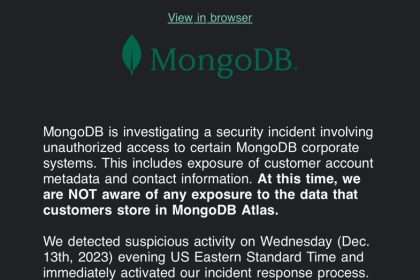 Mongodb Investigates Cyber Attack, Customer Data Leaked