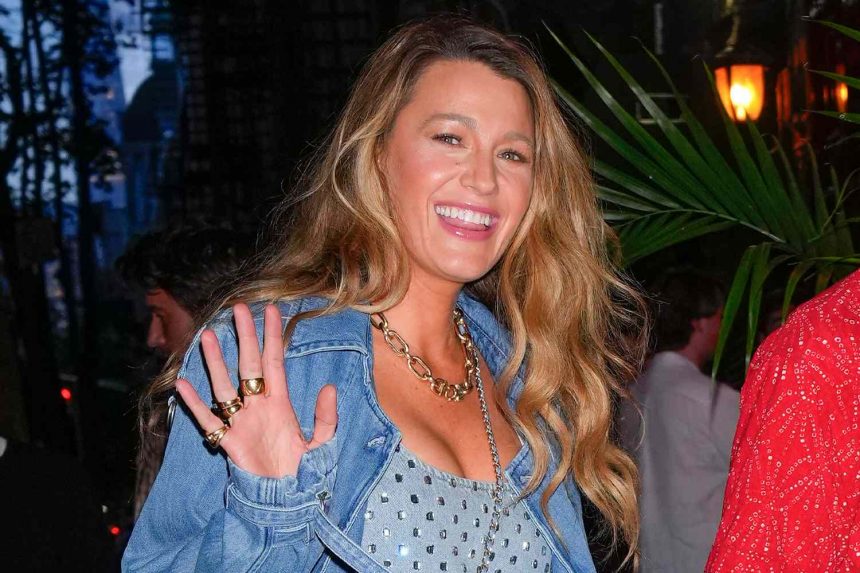 Blake Lively Mocks Her All Denim Outfit