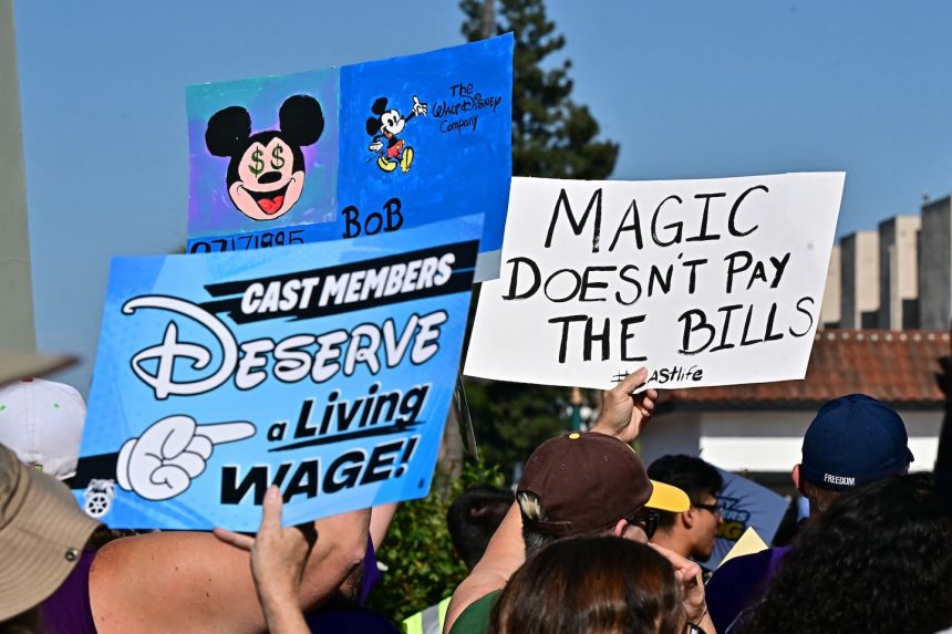 Disneyland Park Workers Vote To Approve Possible Strike