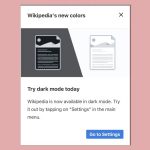 How To Turn On Dark Mode In Wikipedia