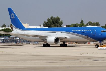 Israel's New Boeing 767 "air Force One" Takes Off For